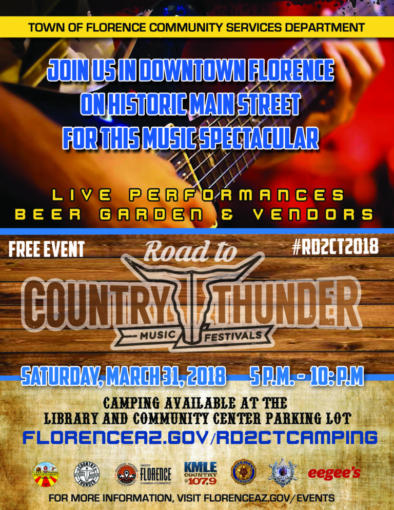 Road to Country Thunder Greater Florence Chamber of Commerce