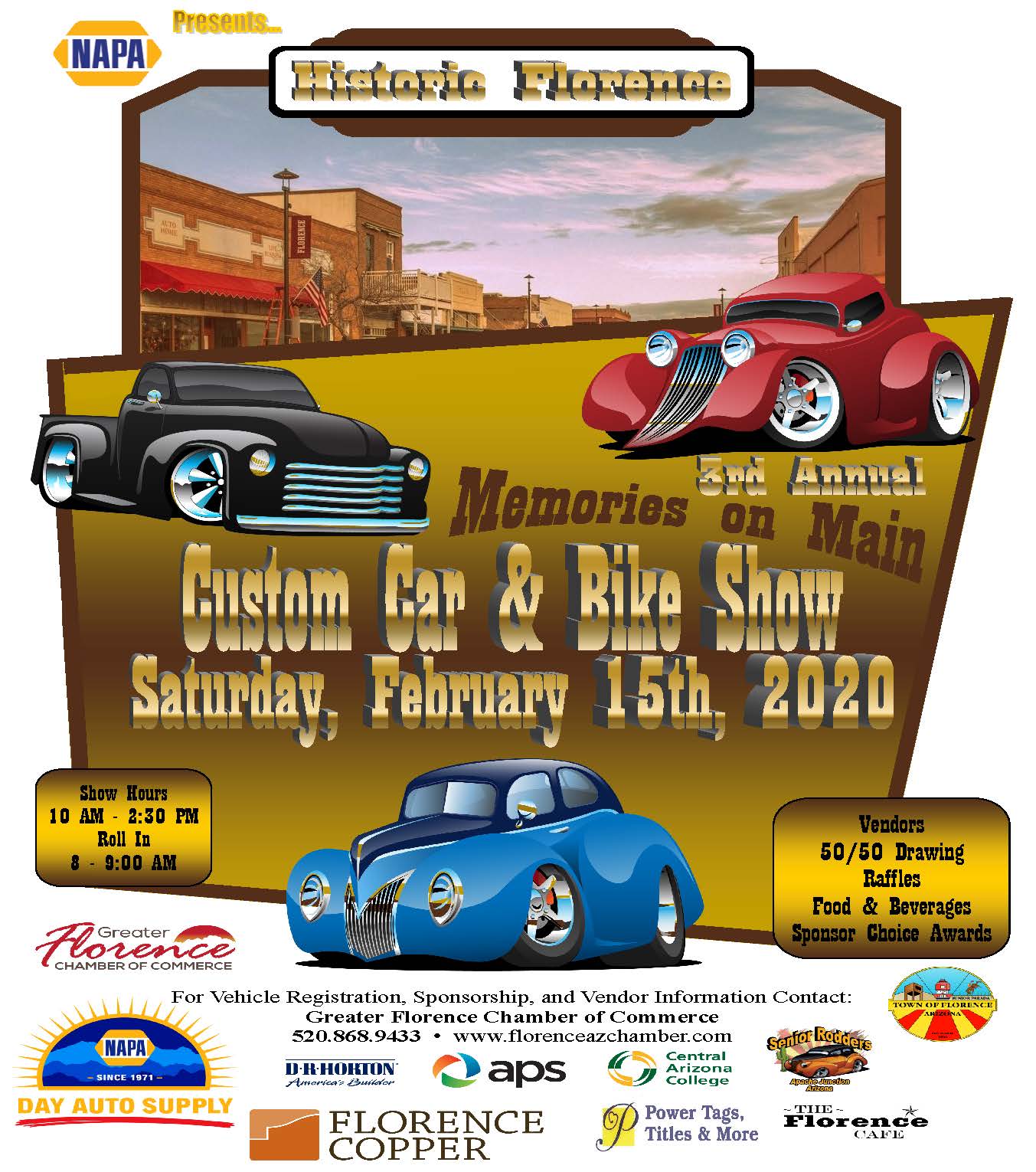 Memories on Main Car Show Greater Florence Chamber of Commerce